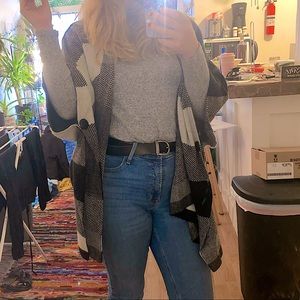 Black/White Cardigan